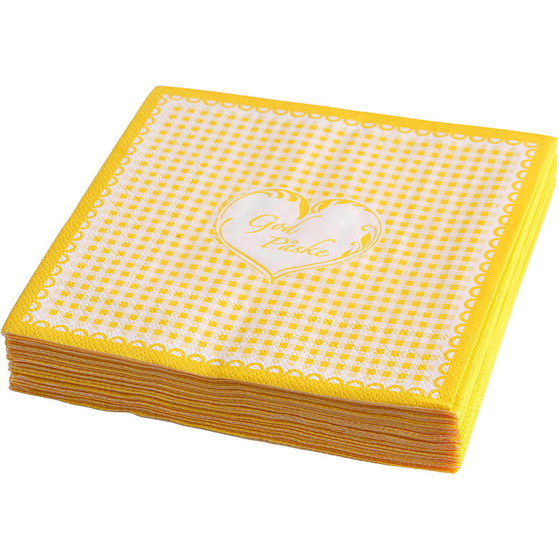 Serviettes de table Vie Home, paquet de 20, 33 x 33 cm, Pâques
