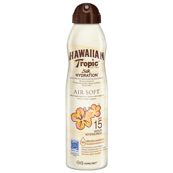 Silk Hydration Air Soft Αντηλιακό Σπρέι Συνεχούς Προστασίας Spf 15 | 177ml