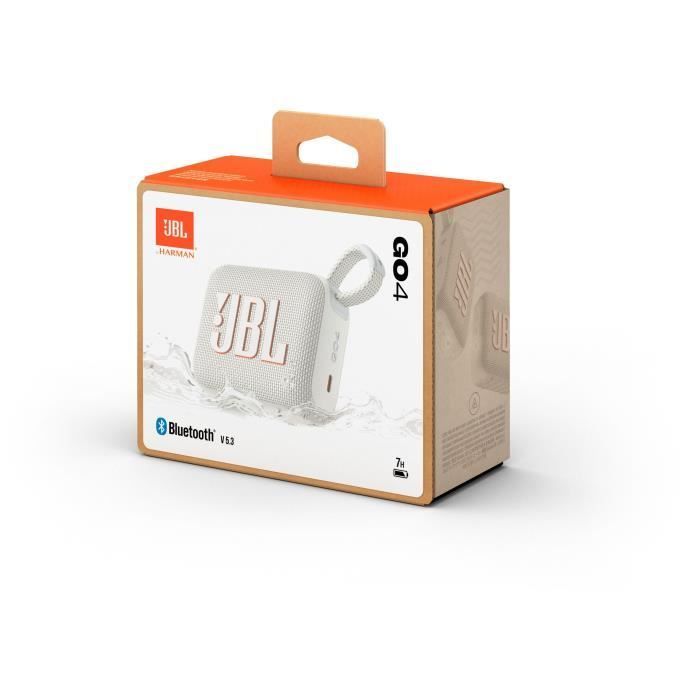 Ultradraagbare Bluetooth-luidspreker - JBL GO 4 - Bluetooth 5.3 - Wit