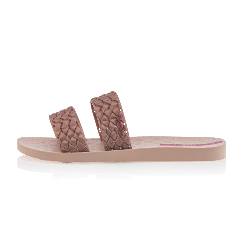 Rosa sandaler med rem för kvinnor