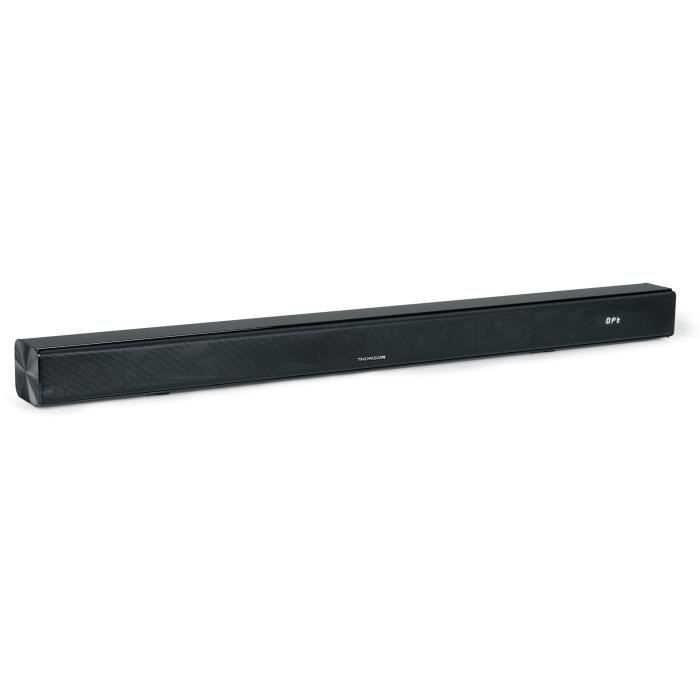 Barra de sonido THOMSON - Negra - Bluetooth 5.3, 120 W, entrada de TV ARC/CEC, USB, ecualizador, control remoto, fuente de alimentación de 230 V