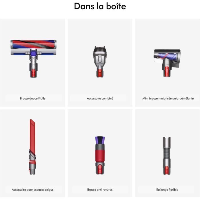 Aspiradora de mano inalámbrica DYSON V12 Origin - 545 W - 120 AW - 60 min - Gris