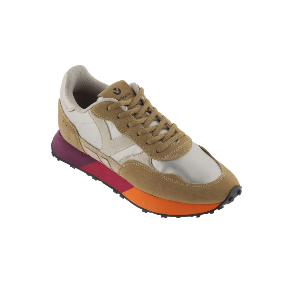  Αθλητικά παπούτσια Victoria Nova Nylon Metal με σουέτ κομμάτια και τρίχρωμη σόλα
