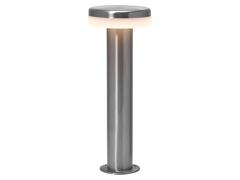 Słupek ogrodowy Endura Hybrid LED 48 cm srebrny