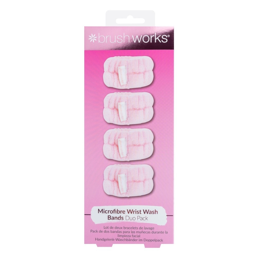 Brushworks Bracelet nettoyage en microfibre x4