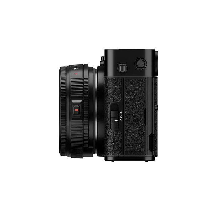 Fujifilm X-E5 hybridikamera (musta) + XF 23mm f/2.8 R WR -objektiivi