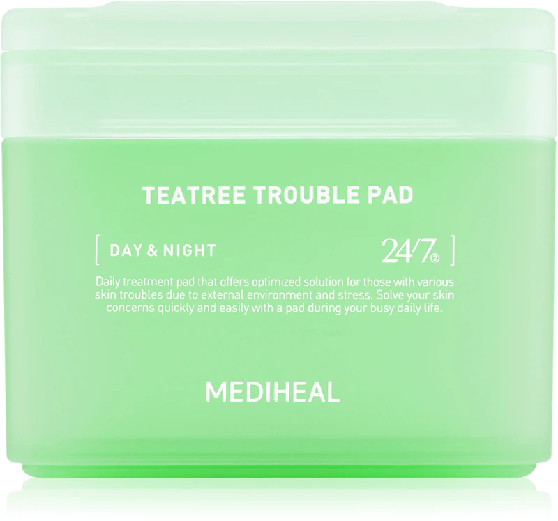 MEDIHEAL Teatree Trouble Pads – beruhigende, tonisierende Gesichtspads