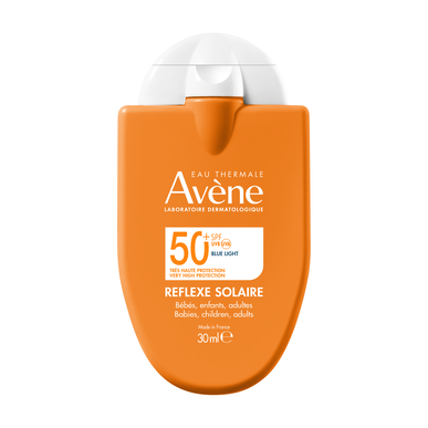 „Avène Sun Care Reflexe Solaire SPF50“ apsauginis kremas nuo saulės veidui ir kūnui, jautriai odai, 30 ml