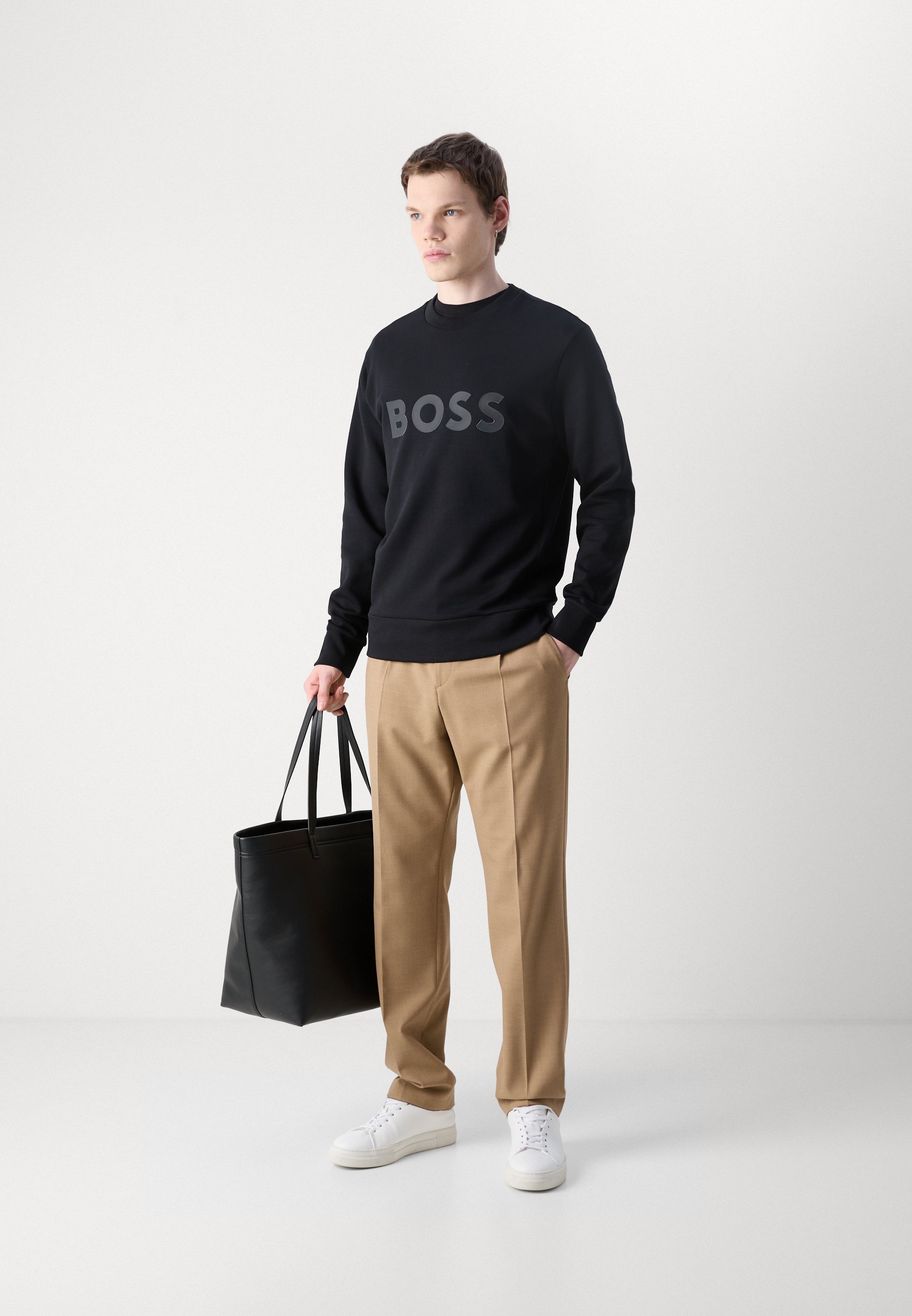 BOSS SALBO - Sweat-shirt - noir