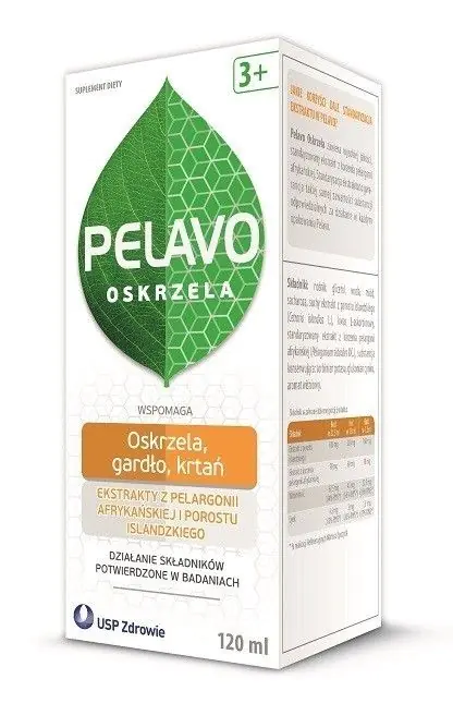Pelavo Oskrzela, Syrop na oskrzela, gardło, krtań, Dla dzieci od 3. roku życia