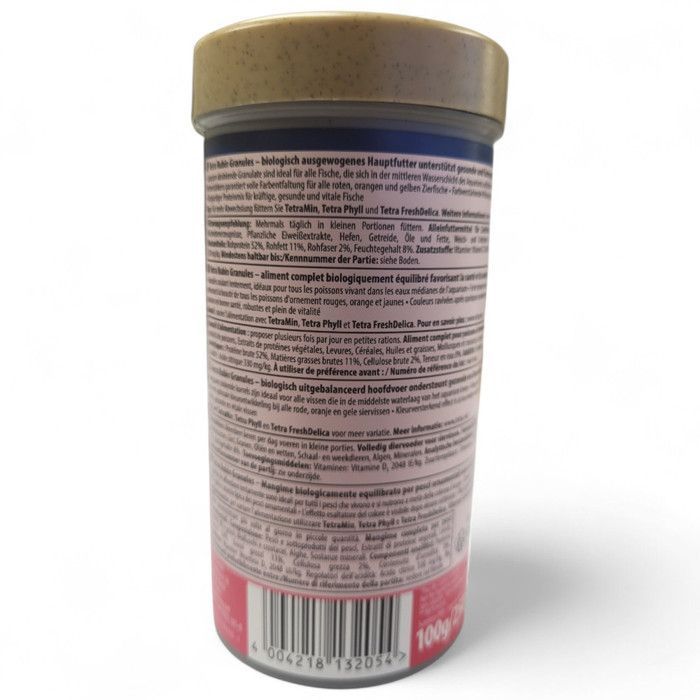 Ração em Pellets Tetra para Peixes - Tetrarubin - 250 ml - Alimento Balanceado - Adequado para Peixes de Todos os Tamanhos
