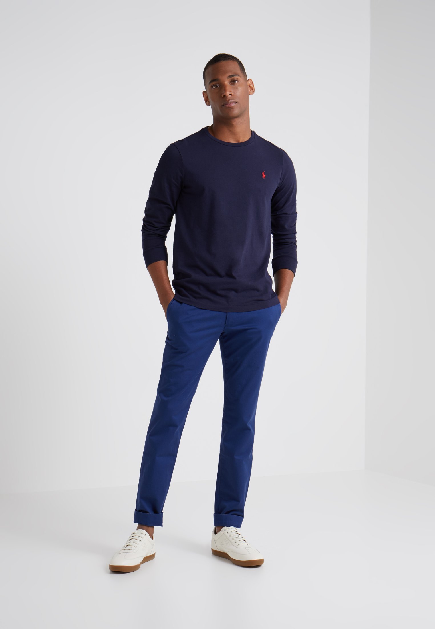 Polo Ralph Lauren top met lange mouwen - inkt