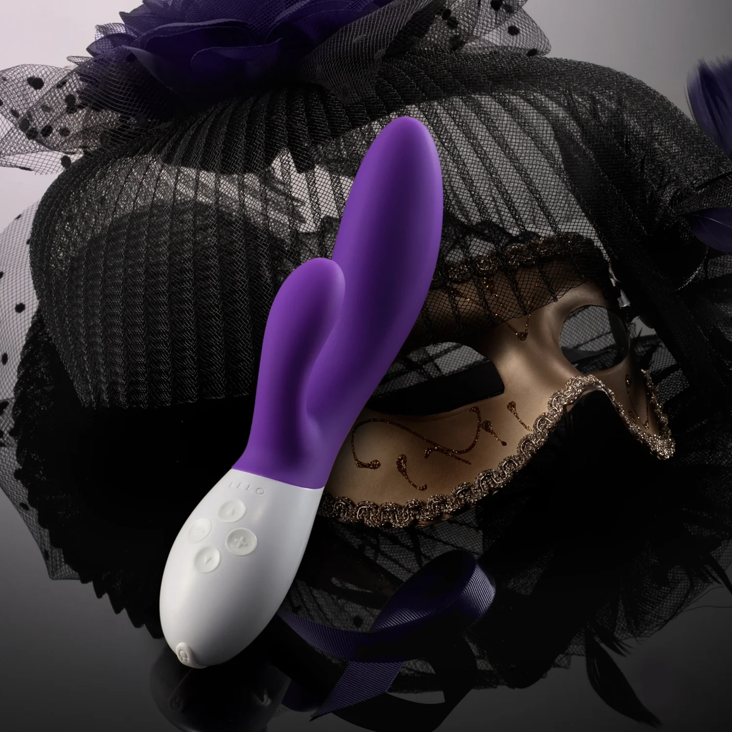 Femme & Homme INA WAVE 2 Plum - Vibratore Rabbit