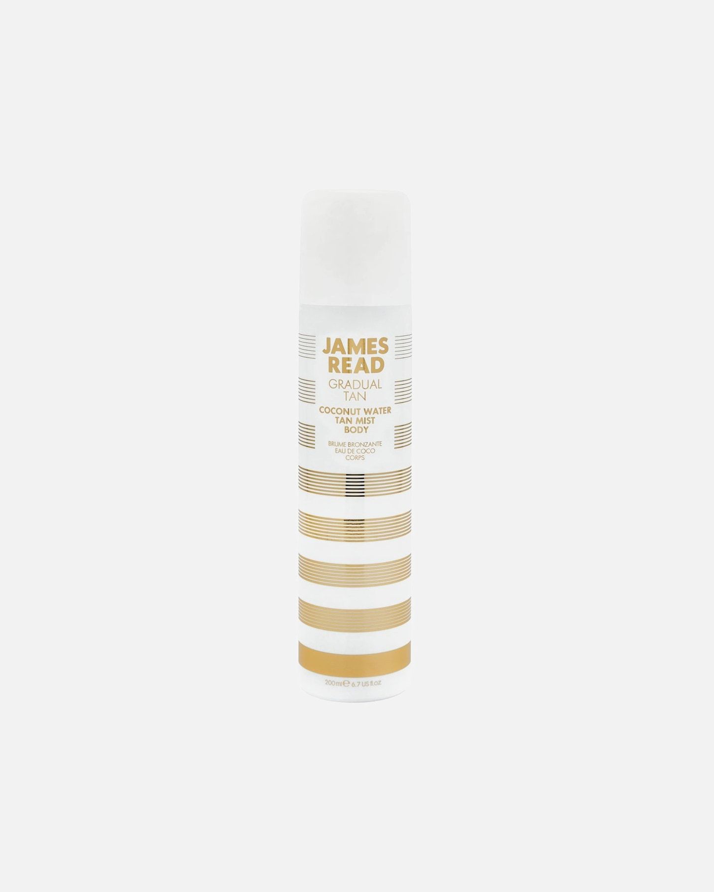 James Read paštonējošais pakāpeniskās iedeguma līdzeklis kokosriekstu ūdens iedeguma aerosols ķermenim - 200 ml