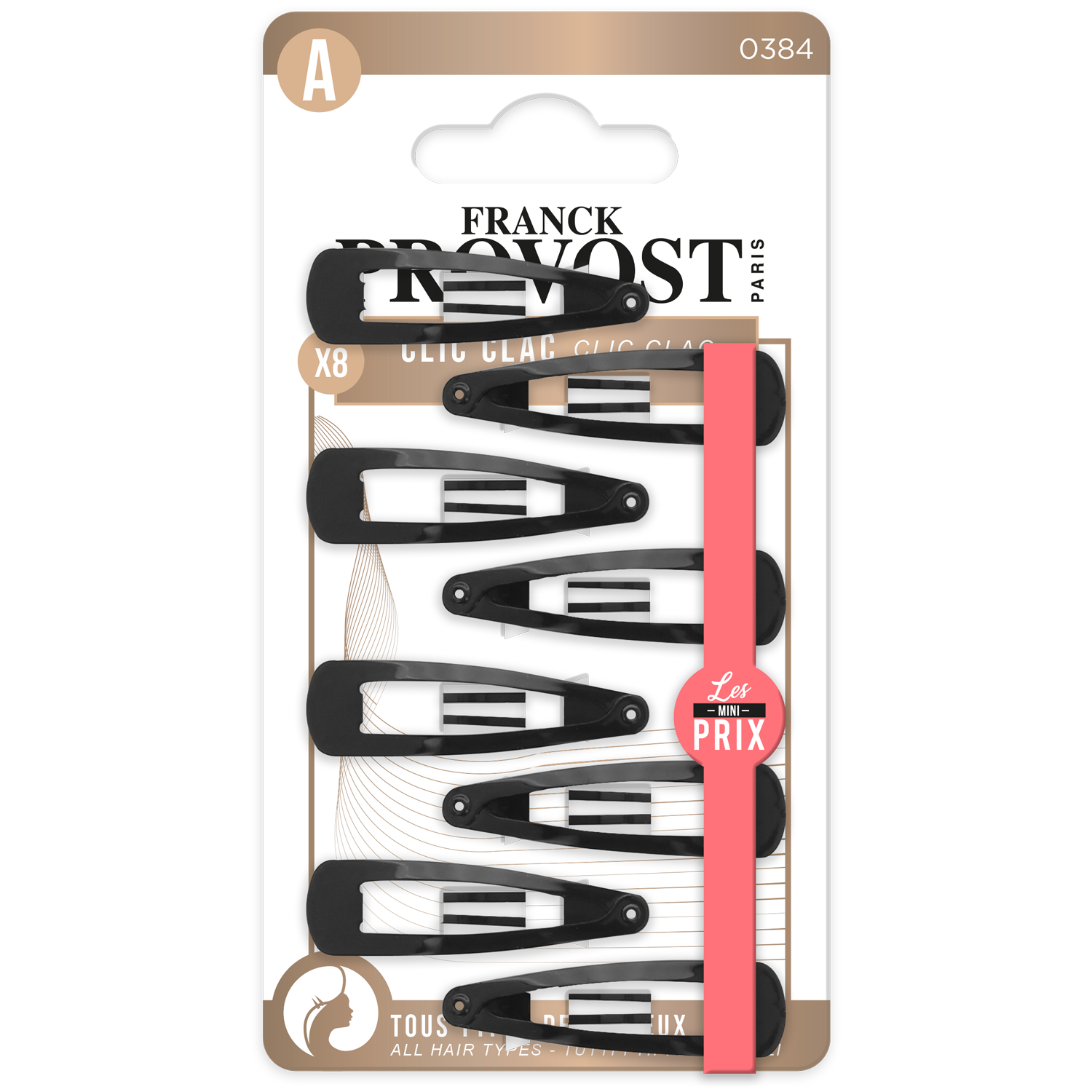 Sada 8 sponek do vlasů Franck Provost