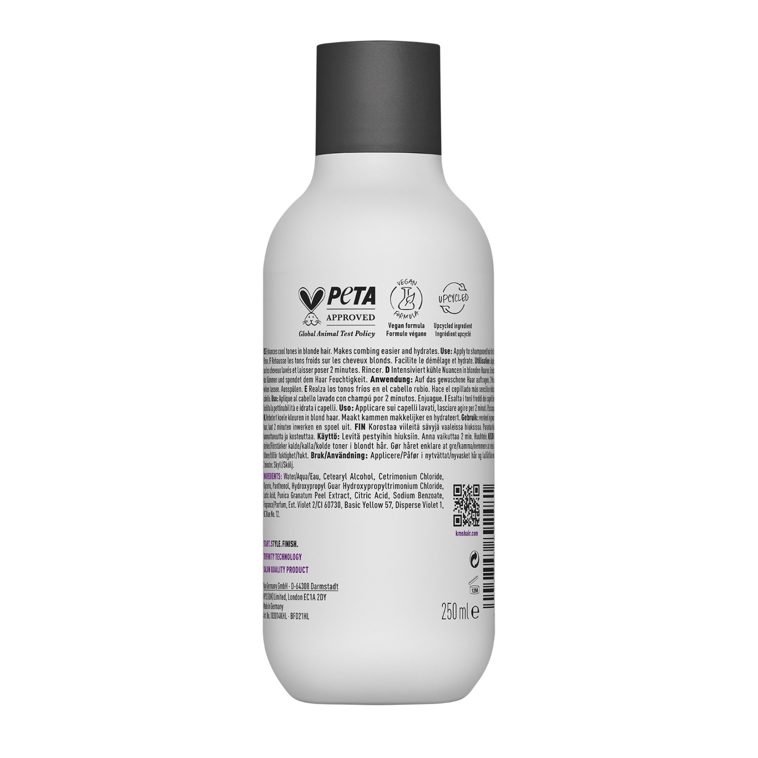 KMS kondicionierius „Colorvitality“ – šviesiems plaukams skirtas kondicionierius, 250 ml