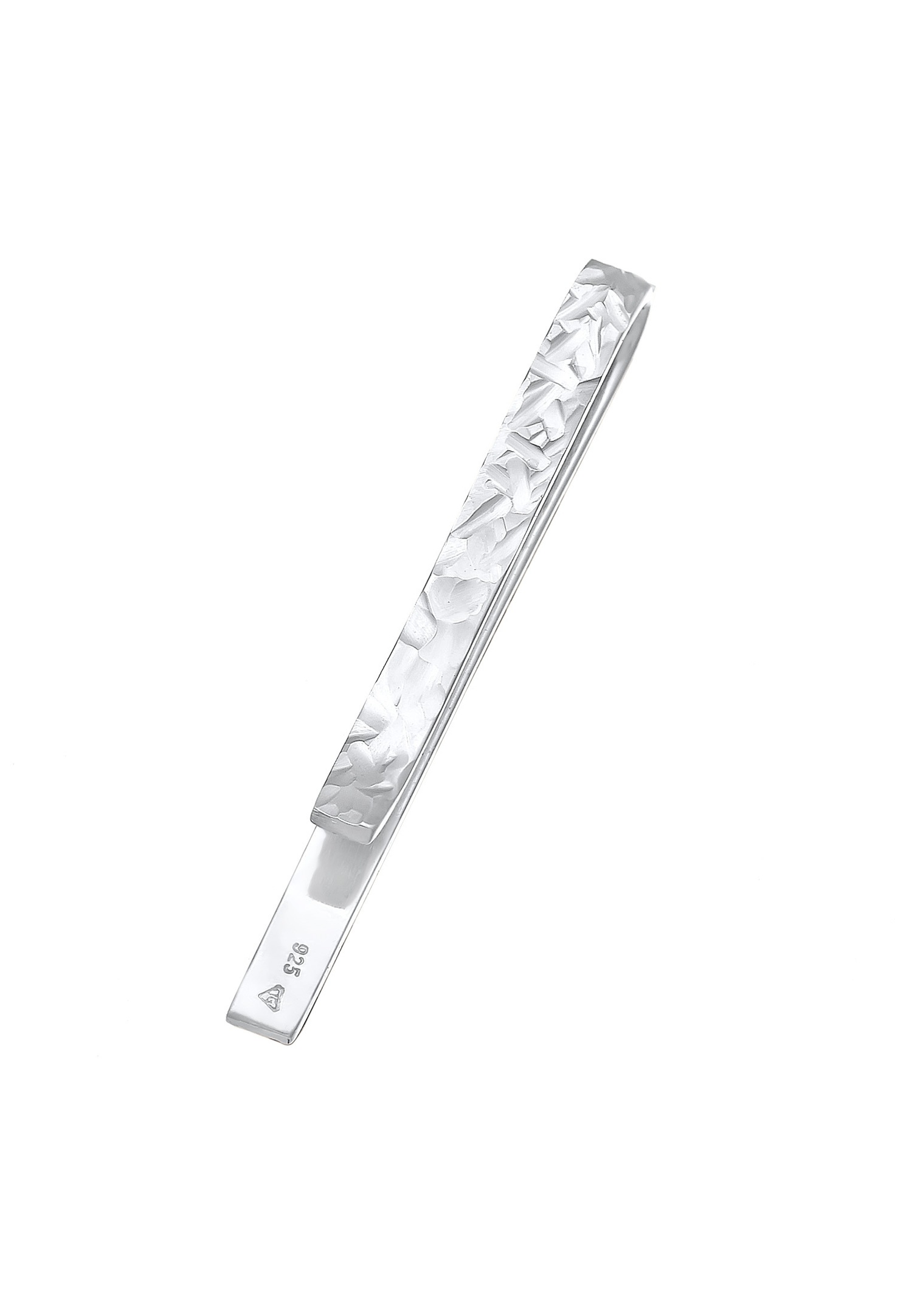 KUZZOI Hommes d'affaires Simple martelé en argent sterling 925