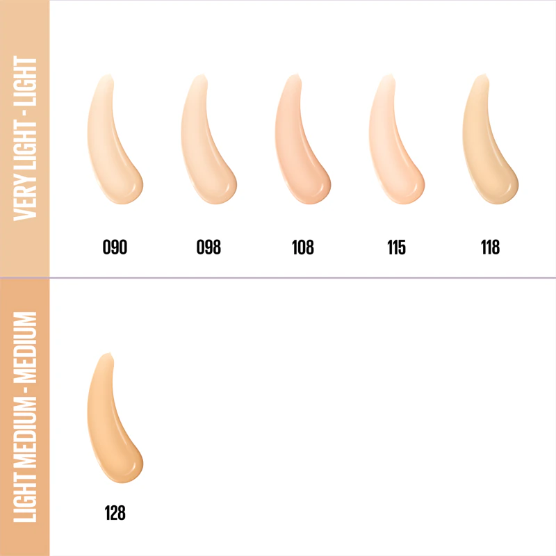 Base leve SuperStay Lumi-Matte da MAYBELLINE NEW YORK para resultados de longa duração.