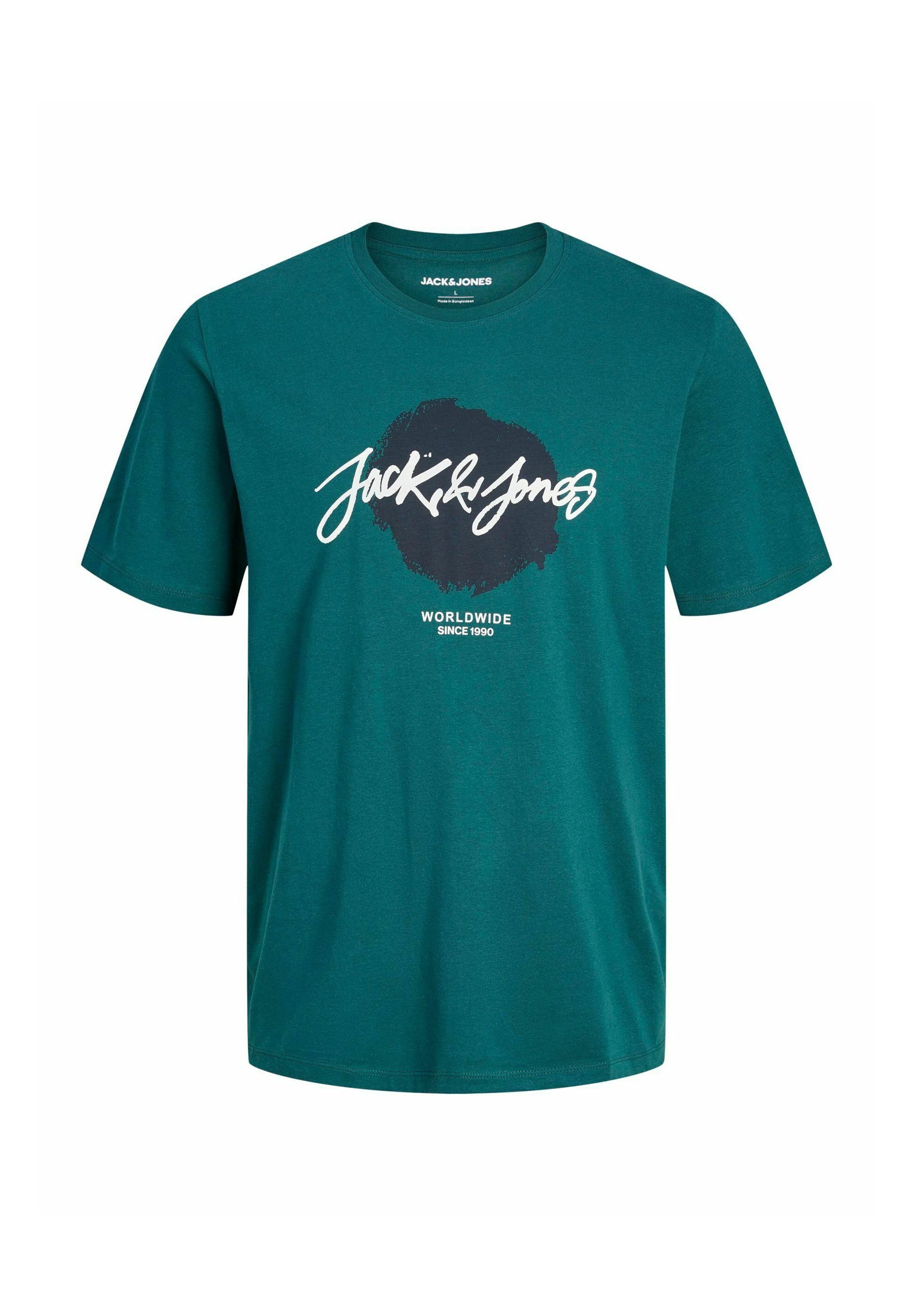 Jack & Jones 3ER-PACK - Koszulka z nadrukiem - granatowa marynarka