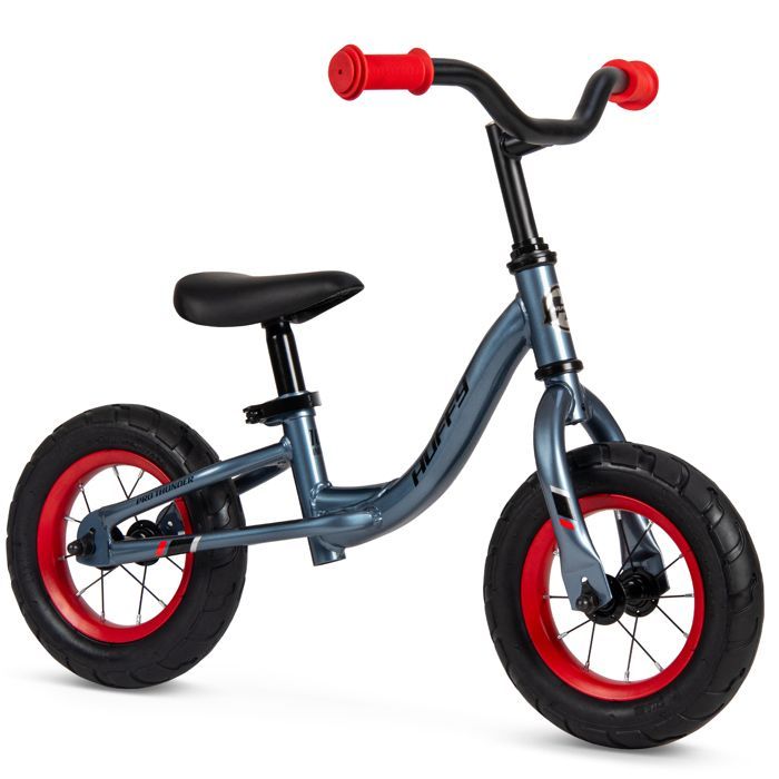 Barnesykkel - HUFFY - Pro Thunder - 10-tommers hjul - Grå - 1,5 til 3 år