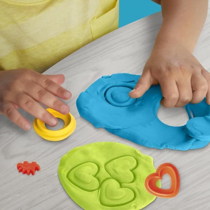Play-Doh Starters Dino Vormen en Kleuren, Creatieve Klei Activiteiten voor Kinderen, Klassiek, Leeftijd 3+