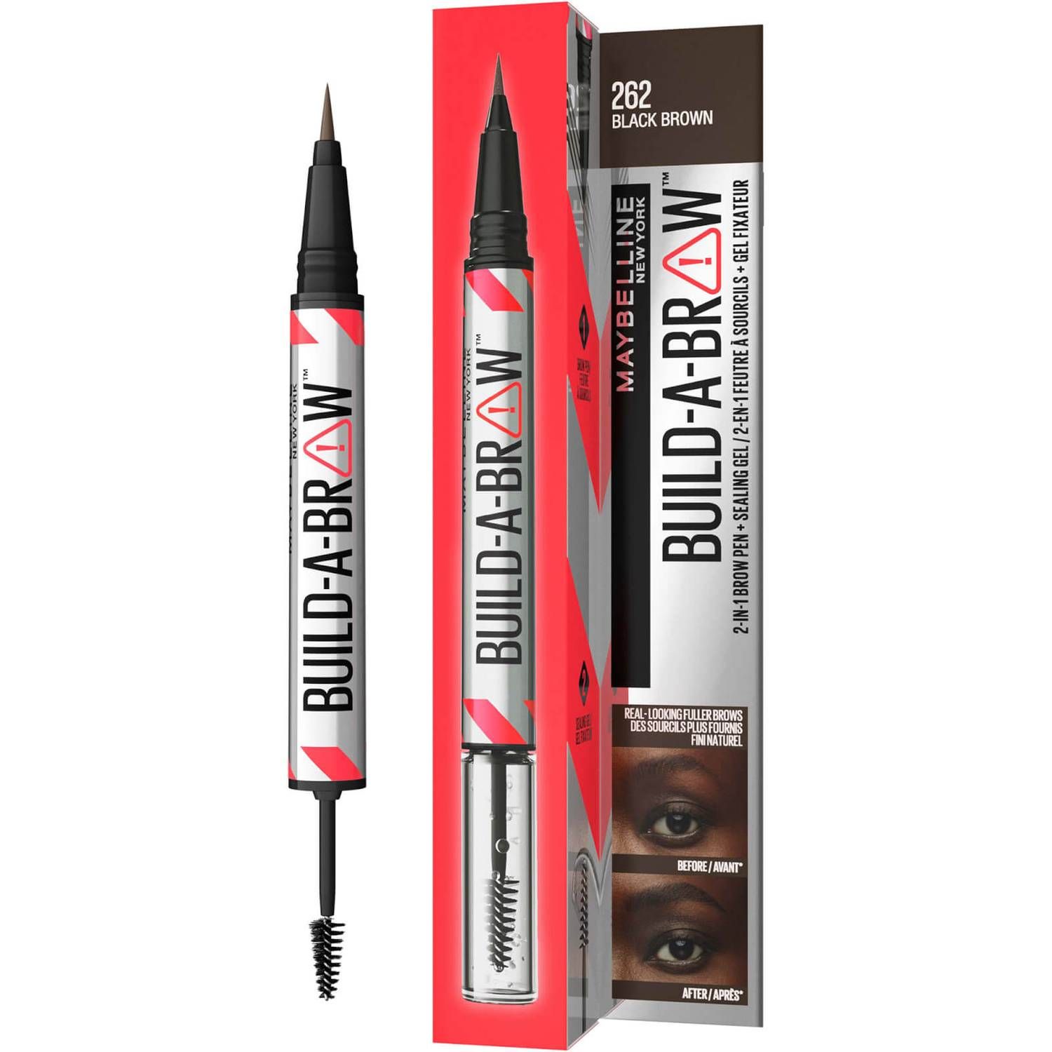 Antakių makiažo priemonės ir pieštukai „Build A Brow“