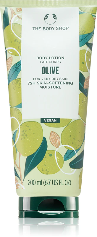 Zjemňující tělové mléko The Body Shop Olive Body Lotion pro suchou pokožku