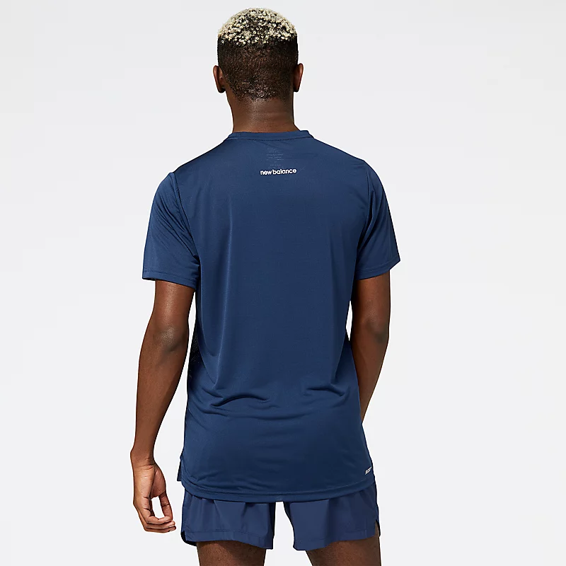 Ανδρικό κοντομάνικο μπλουζάκι Accelerate - NATURAL INDIGO