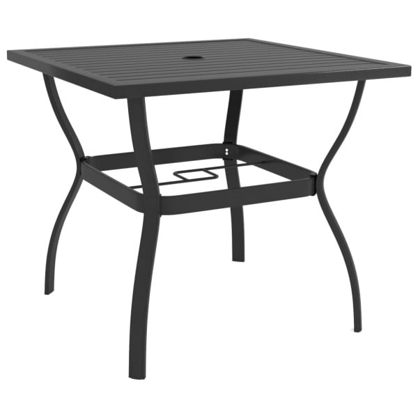 Stół ogrodowy Antracyt 81.5 x 81.5 x 72 cm Stal vidaXL
