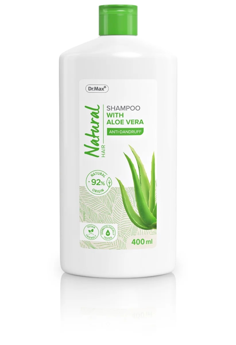 DR. MAX Shampoing naturel Dr.Max à l'aloe vera 400 ml Pellicules sèches