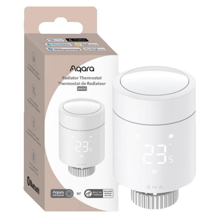 Aqara W600 Tête thermostatique radiateur intelligente Zigbee/Thread - Contrôle pièce par pièce