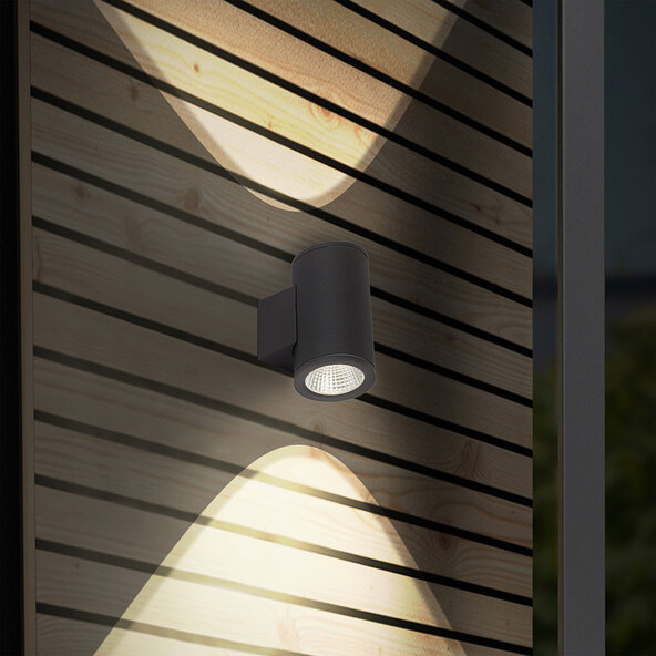 Argo εξωτερικό επιτοίχιο φωτιστικό LED, 2 φώτων, 12 W, 1200 lm