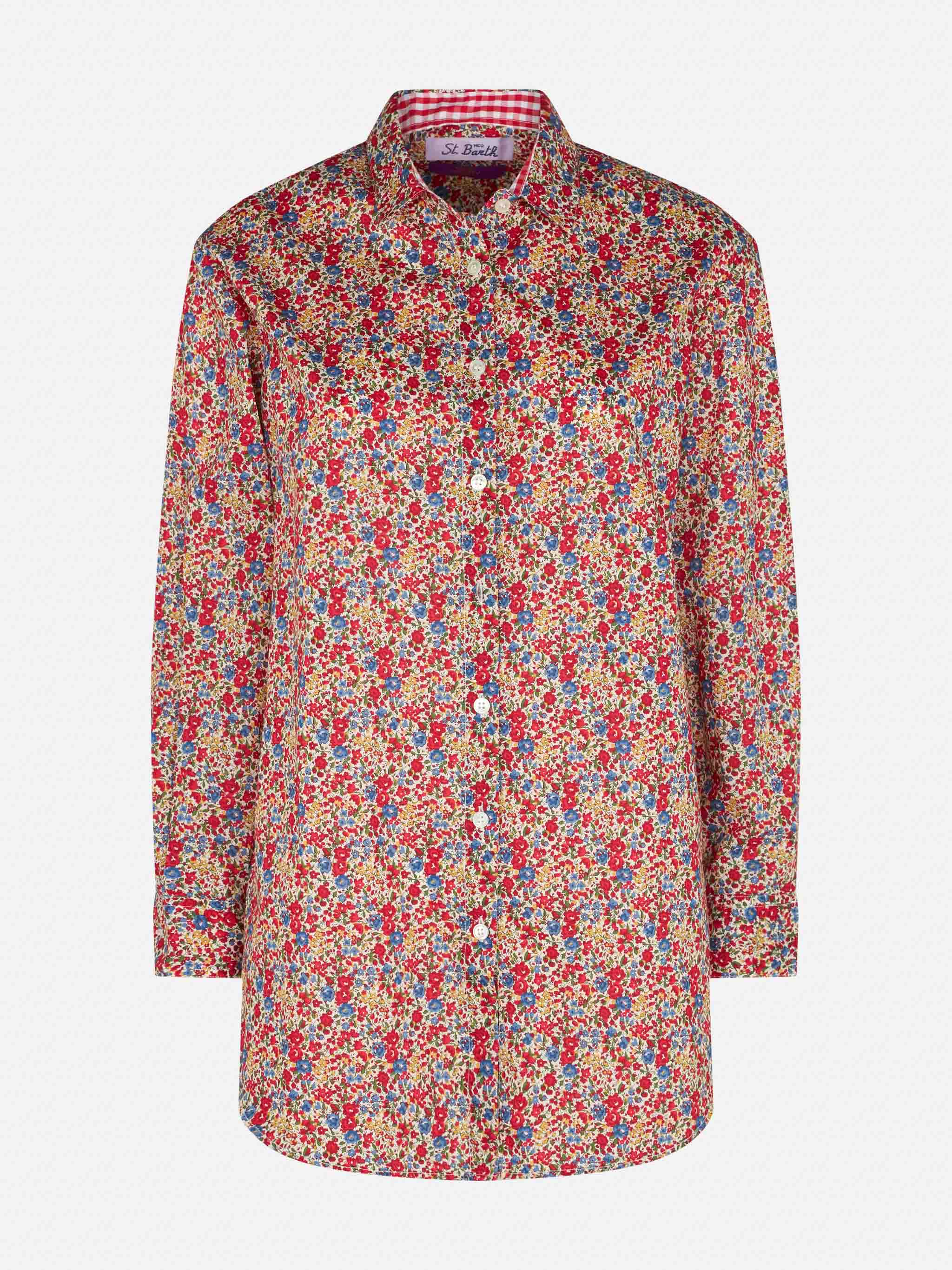 Katoenen shirt met Liberty-print | LIBERTY SPECIALE EDITIE