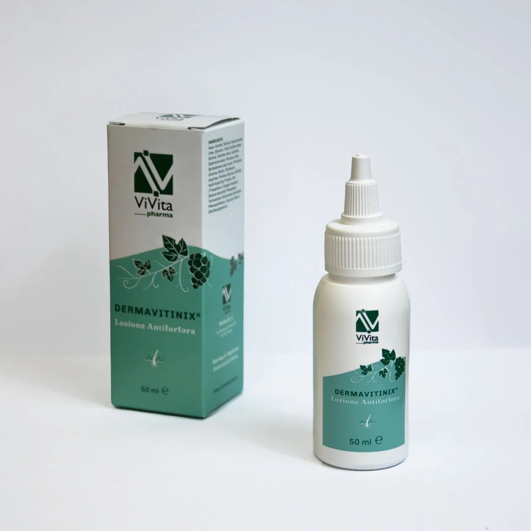VIVITA Dermavitinix Loção Anticaspa 50 ml para caspa e dermatite seborreica