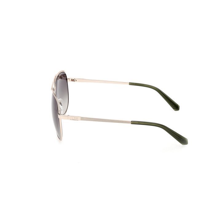 Zonnebril GUESS GU00209 61/14/145 Glanzend lichtgoud Voorkant metalen cirkel gegalvaniseerd MAN GU00209