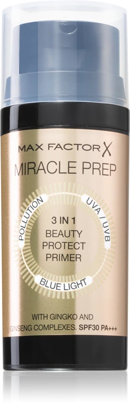„Max Factor Miracle Prep“ 3 viename matinį efektą suteikiantis makiažo pagrindas