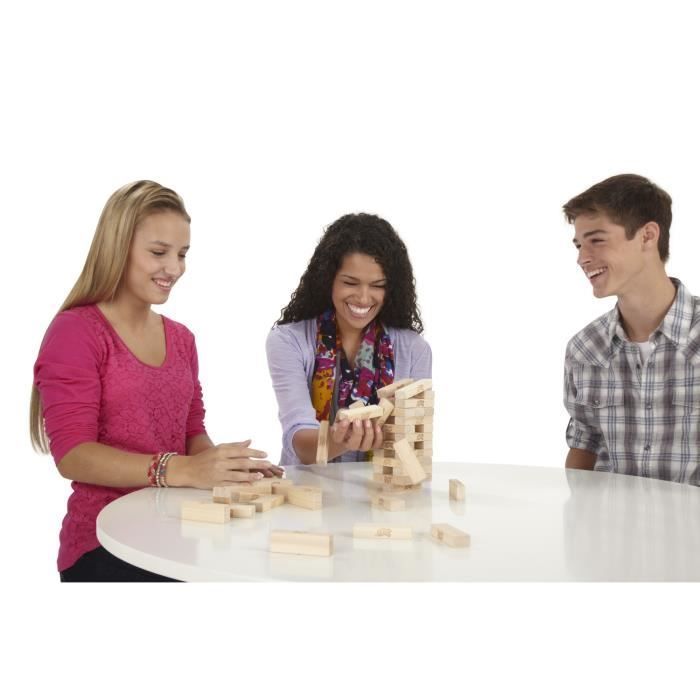 Jenga - Classic board game - Solid wood blocks - For children aged 6 and up