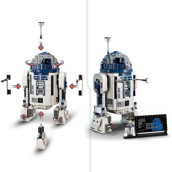 LEGO Star Wars 75379 R2-D2, Buildable Droid Toy, Gift for Children, Battle Set