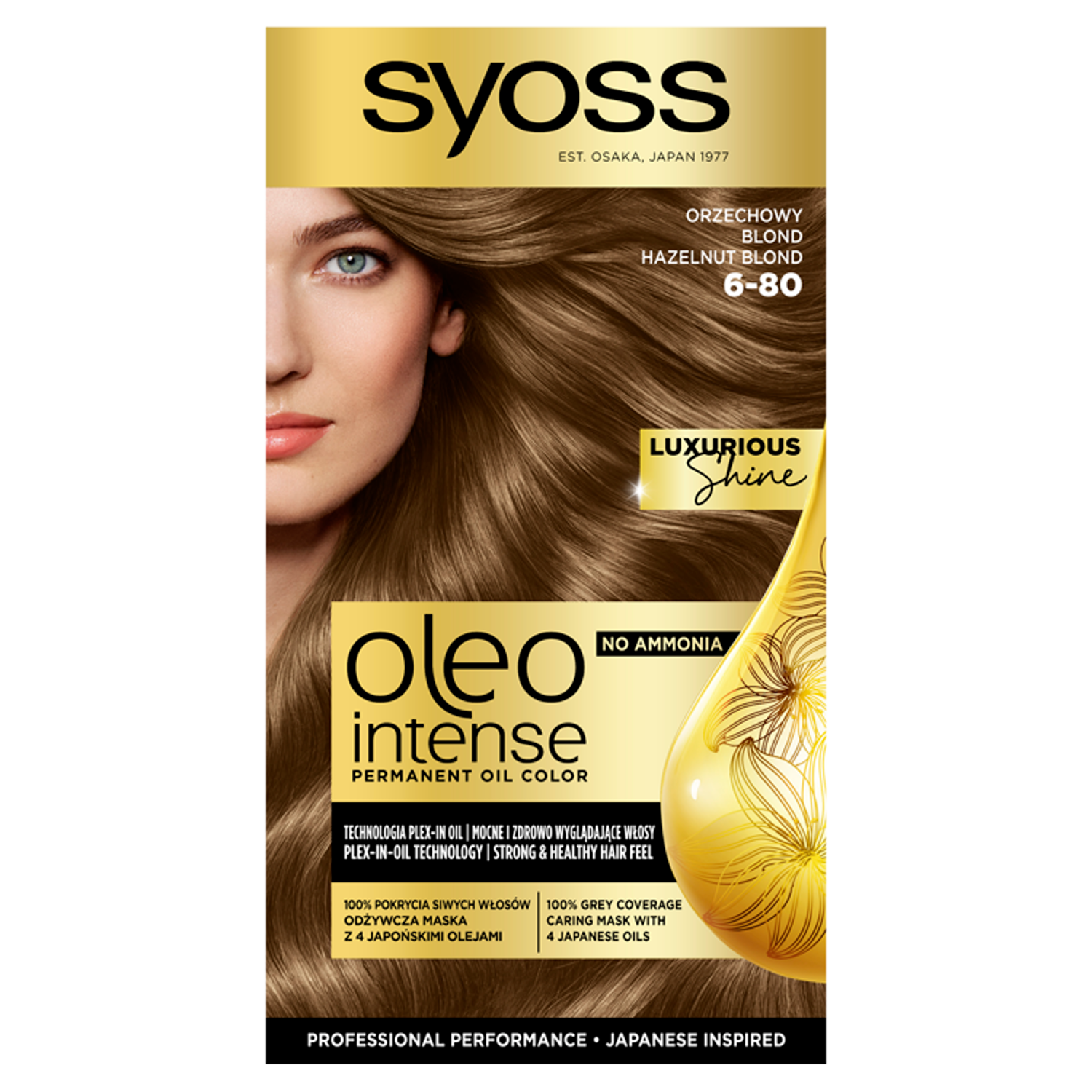 Syoss matu krāsa 7-10 dabīgi blonda Oleo Intense