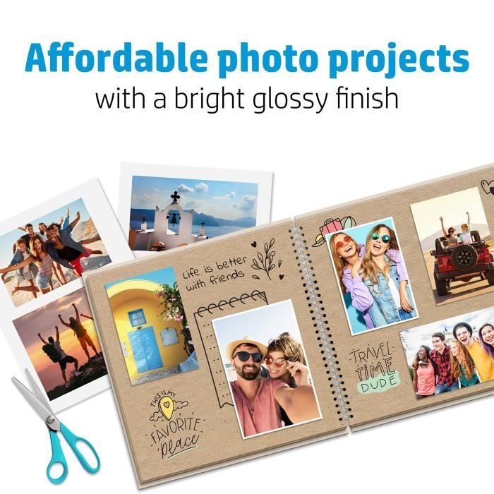 Carta fotografica lucida HP Everyday - 100 fogli/A4/210 x 297 mm - Versatile 200 g/m²