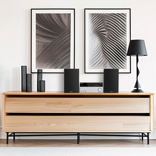 Kompakt stereo med DAB+ och CD-spelare DigitRadio 750