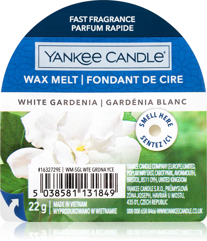 Yankee Candle White Gardenia wsk do aromaterapia