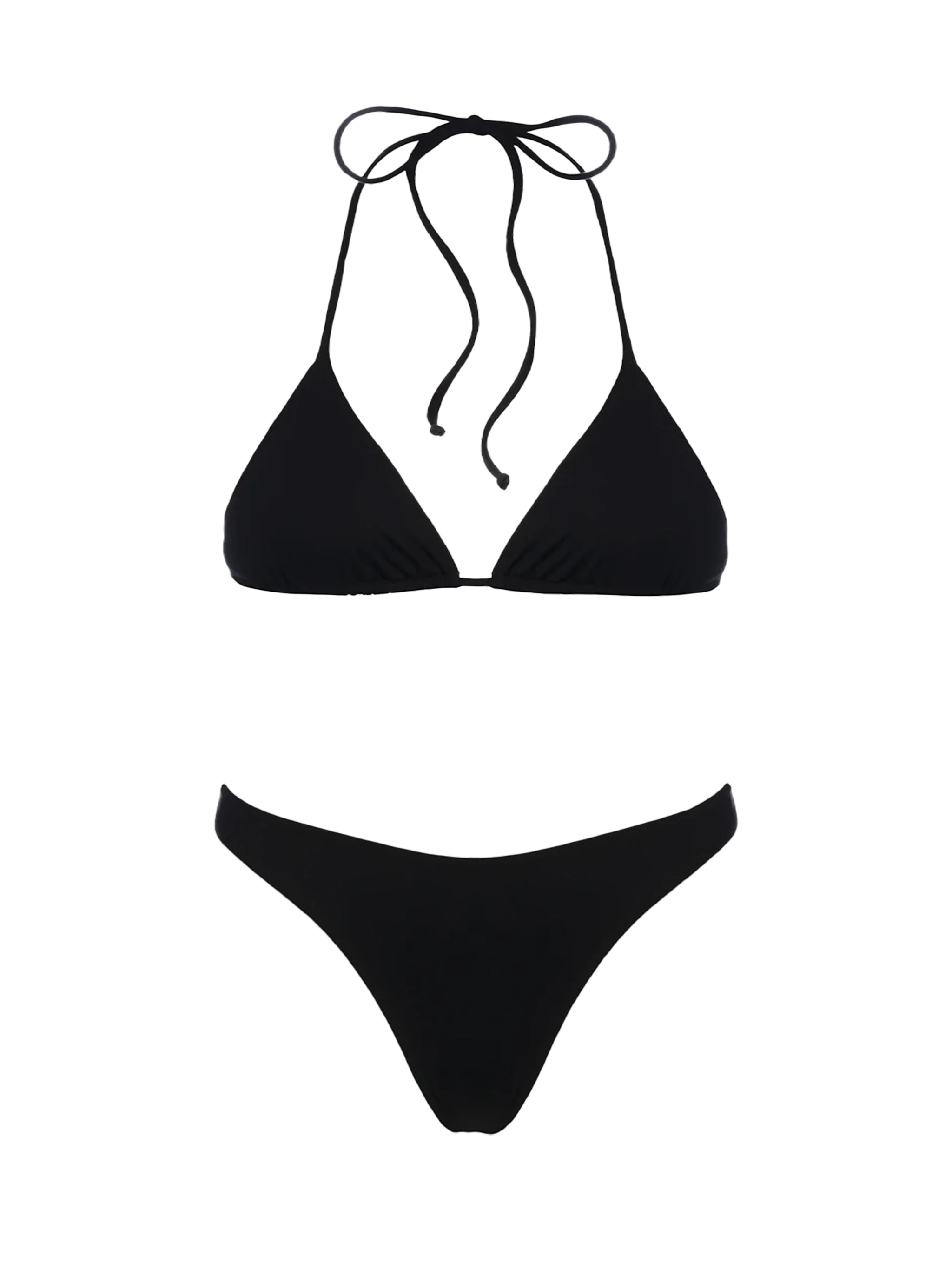 Leah Naomi damesbikini met zwarte driehoekige rand
