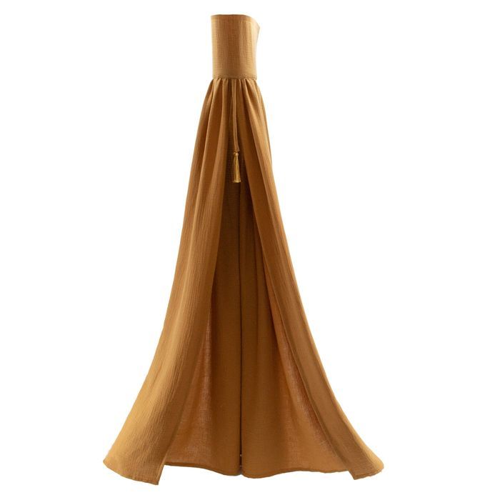 Bed canopy - DOMIVA - Caramel - Cotton gauze