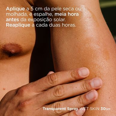 Isdin Protector solar corporal en spray para piel húmeda SPF30 250 ml