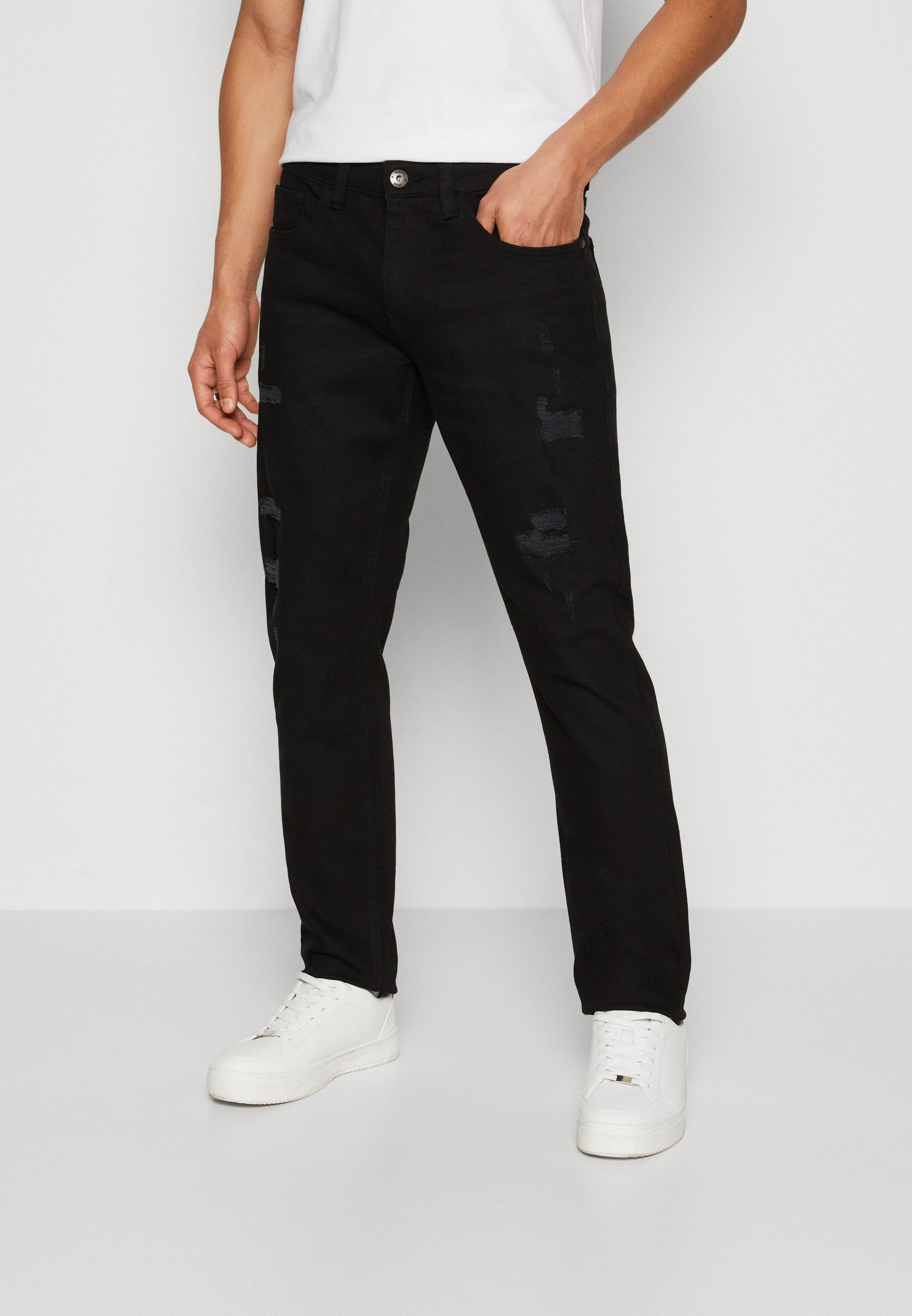 INDICODE JEANS Jean slim - noir intense
