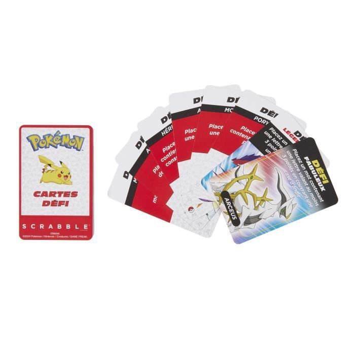 Scrabble® Pokémon - Jogo de tabuleiro para toda a família com 2 modos de jogo HXT27