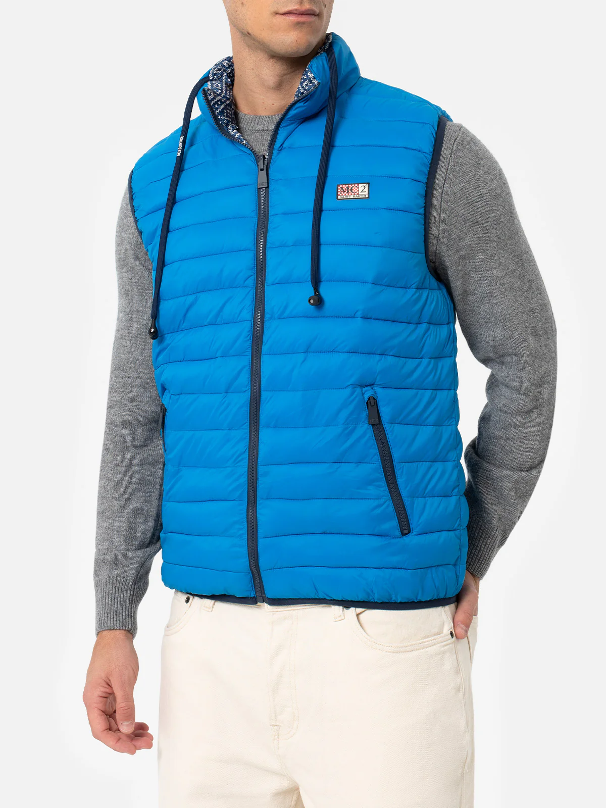 Chaleco acolchado para hombre Aspen en color azul