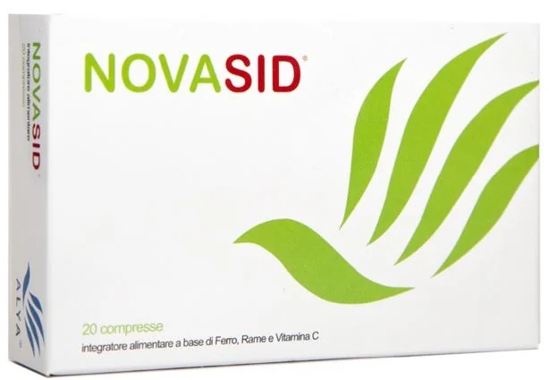 Voedingssupplement met ijzer, Novasid 20 tabletten
