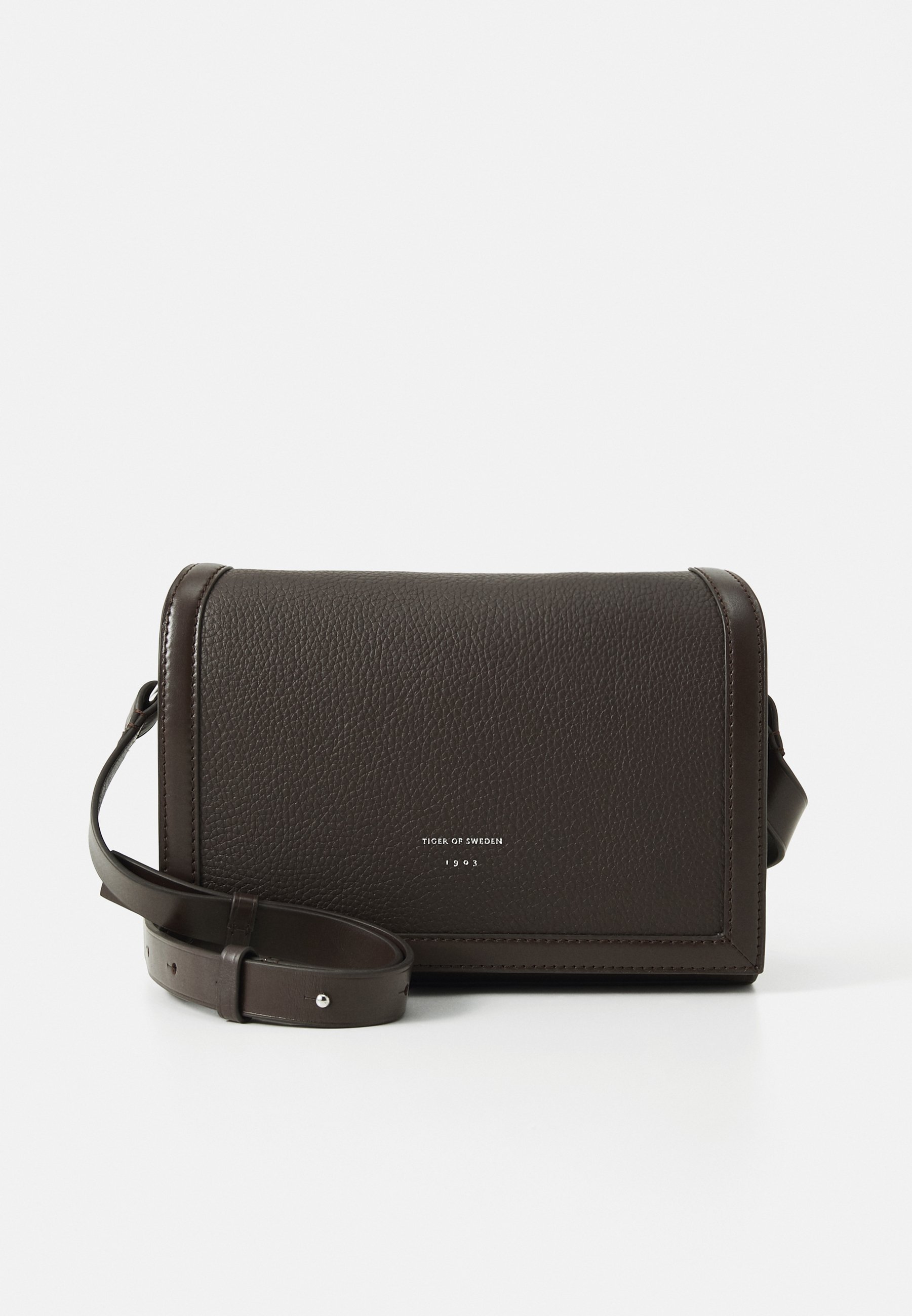 Tiger of Sweden SONTI UNISEX - Crossbodytas - donkerbruin